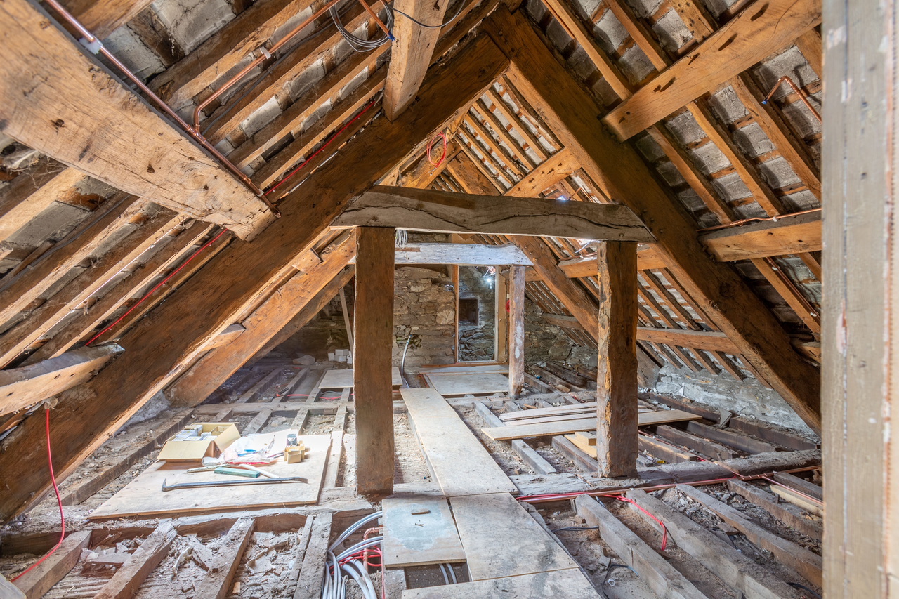 roof oak beams